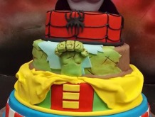 Super-Heros-cake