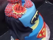 Superhero-themed-cake