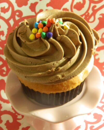 Vanilla Milk Chocolate Cupcake