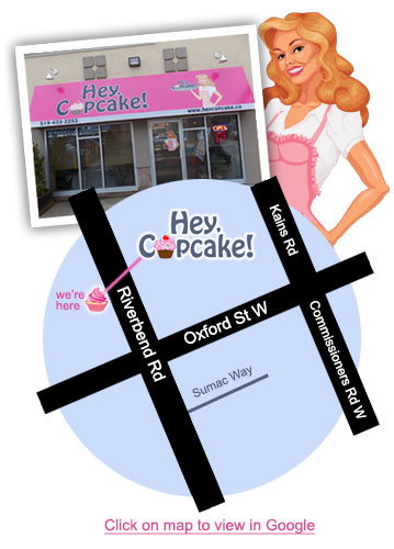 Hey Cupcake's Location in London Ontario