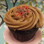 Chocolate Cherry Decadence Cupcake