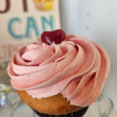 Chunky Chocolate Cherry Cupcake